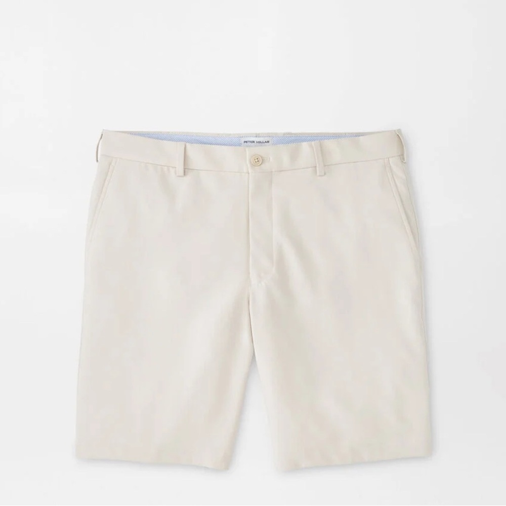 Peter Millar Salem Performance Short, 38” Stone $108